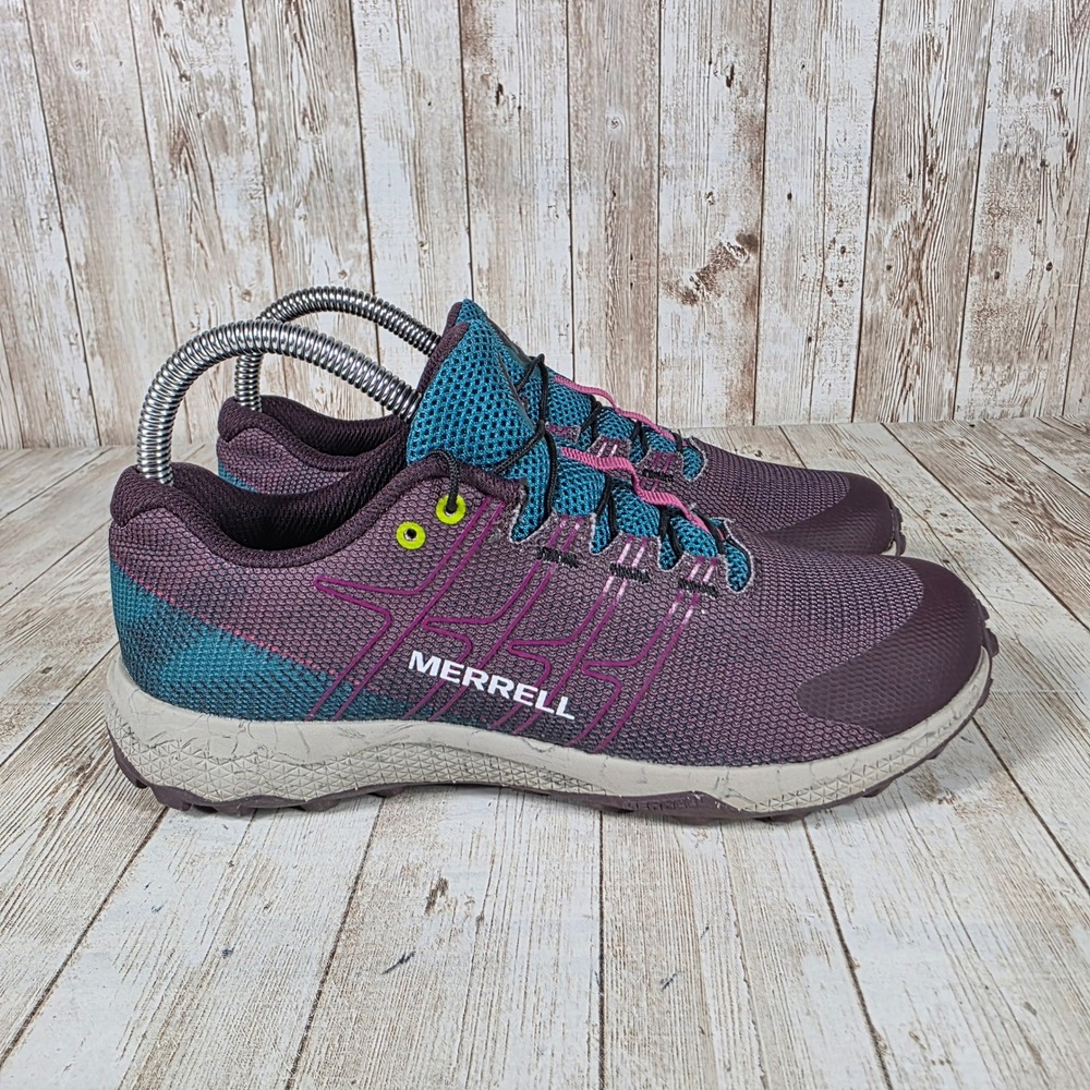 Merrell Trail Glove 6 Running Shoes Lightweight Athletic‎ Purple Teal 4.5W
